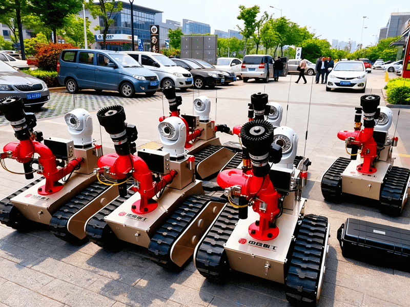 Giganții de pompieri din China au intrat pe piața de robotică a incendiilor, care au avut loc în noi schimbări în industrie